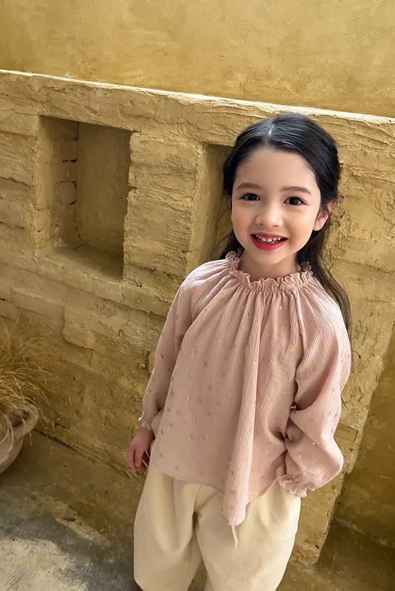 a-Market - Korean Children Fashion - #todddlerfashion - Star Light Blouse - 5
