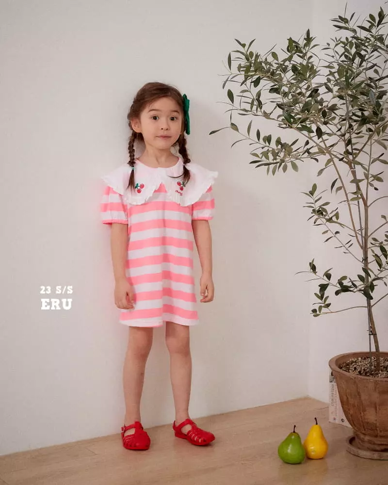 e.ru - Korean Children Fashion - #childrensboutique - Cherry One-piece - 6