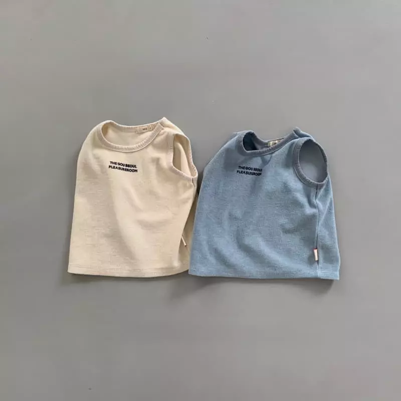 go;u - Korean Baby Fashion - #babyboutiqueclothing - Bebe Aesop Sleeveless - 2