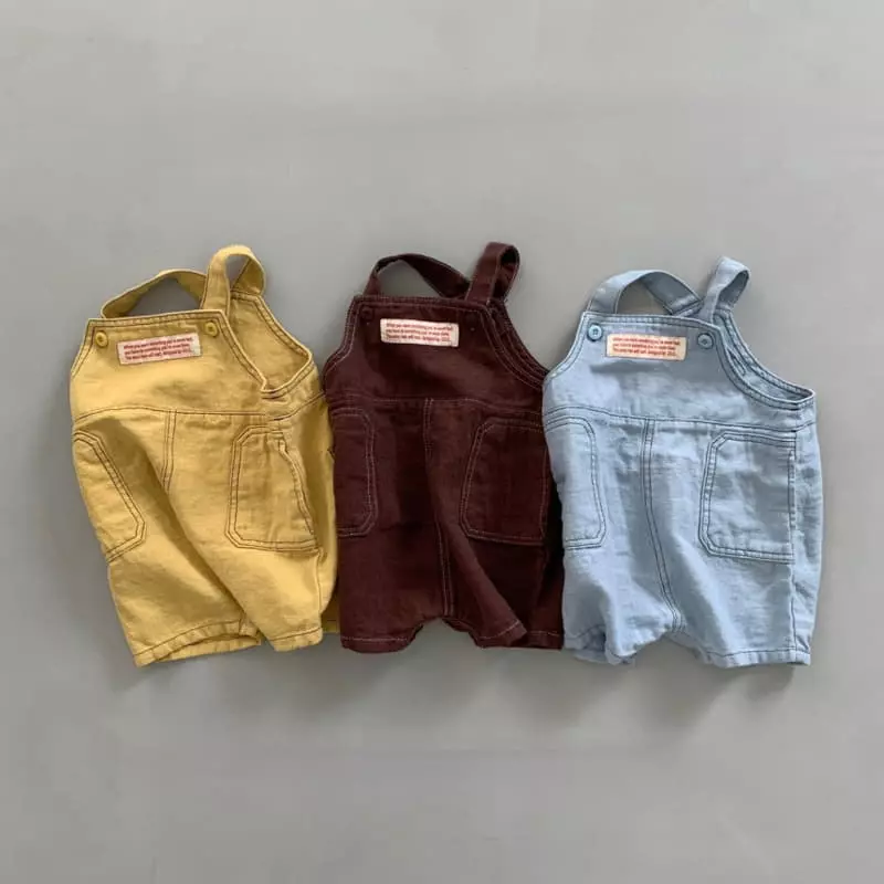 go;u - Korean Baby Fashion - #babyoutfit - Bebe Three Wish Dungarees - 2