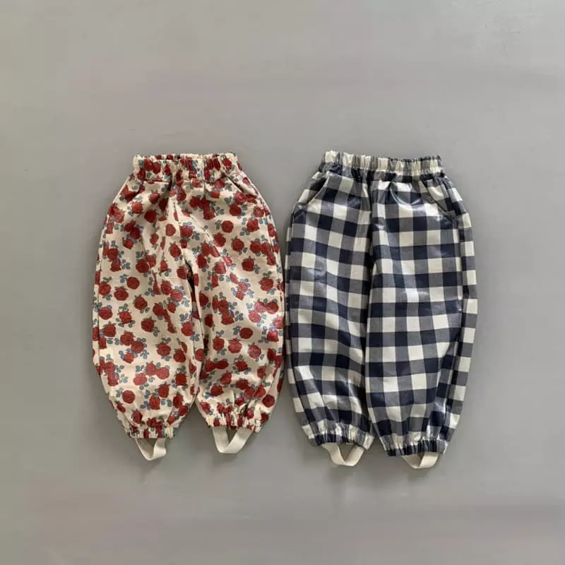 go;u - Korean Children Fashion - #kidsstore - Play Rain Pants Rose