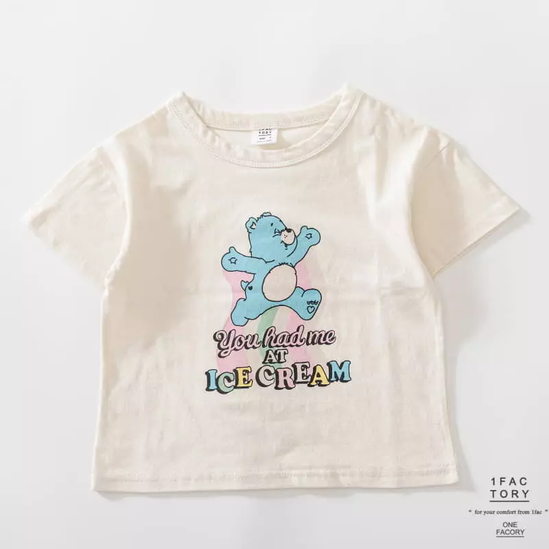 1 Fac - Korean Children Fashion - #Kfashion4kids - Ice Cream Bear tee - 12