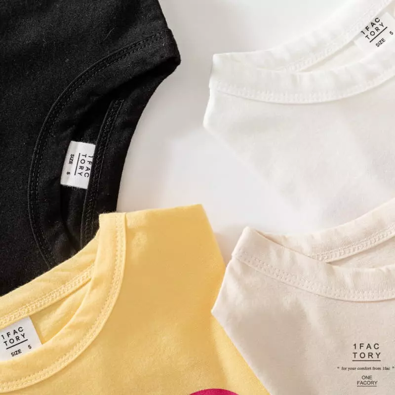 1 Fac - Korean Children Fashion - #Kfashion4kids - Smile Check Tee - 5
