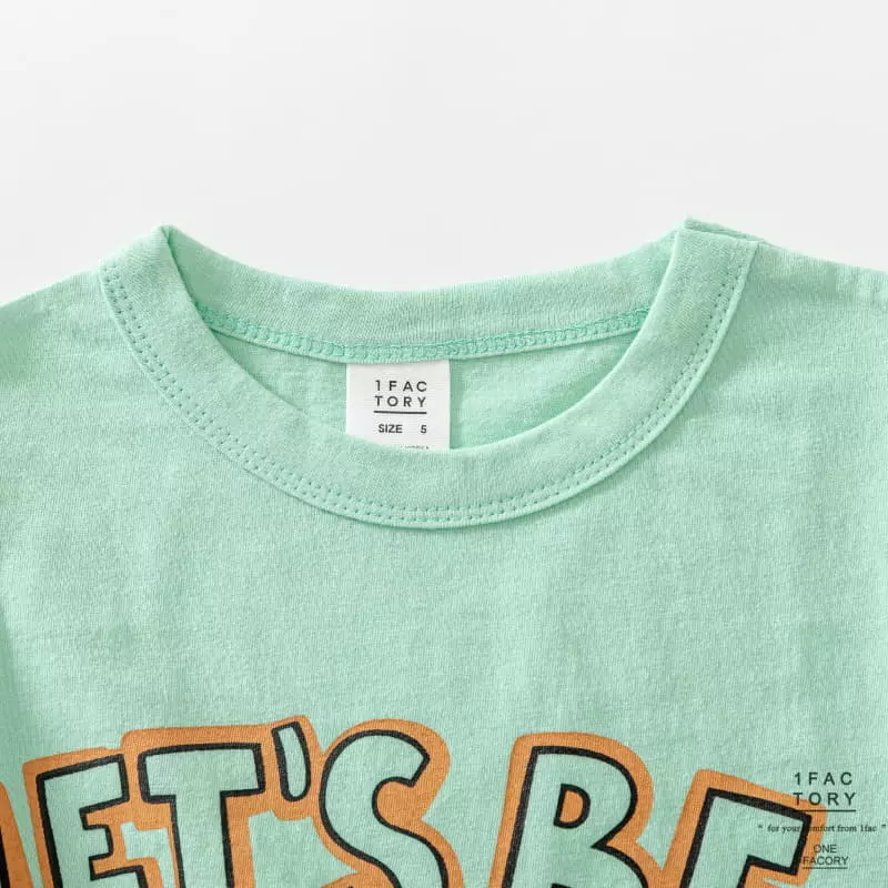 1 Fac - Korean Children Fashion - #Kfashion4kids - Let's be Happy Tee - 8