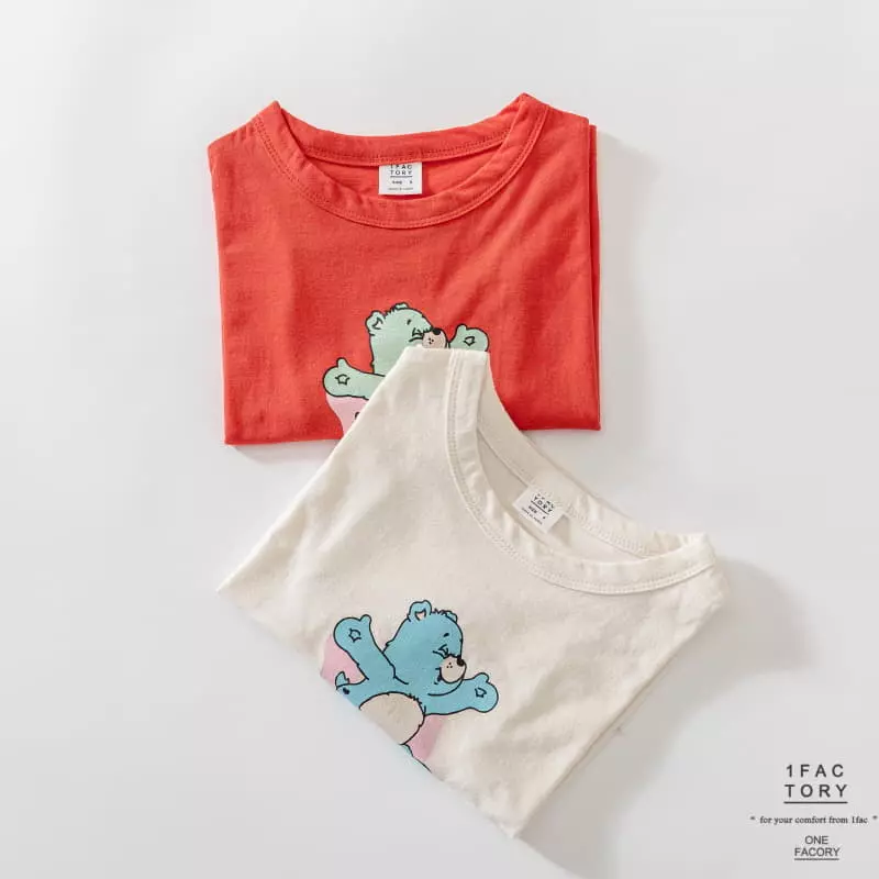 1 Fac - Korean Children Fashion - #stylishchildhood - Ice Cream Bear tee - 4