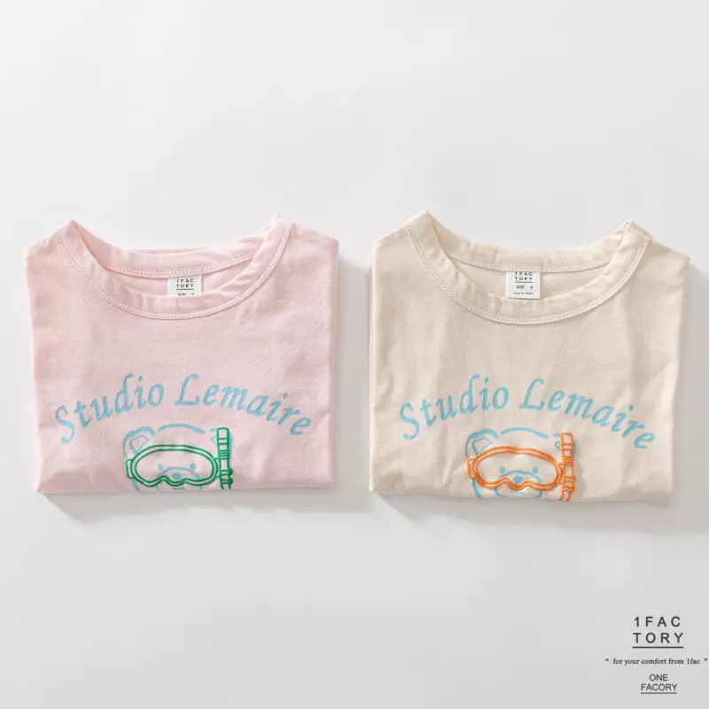 1 Fac - Korean Children Fashion - #designkidswear - Suber Bear Tee