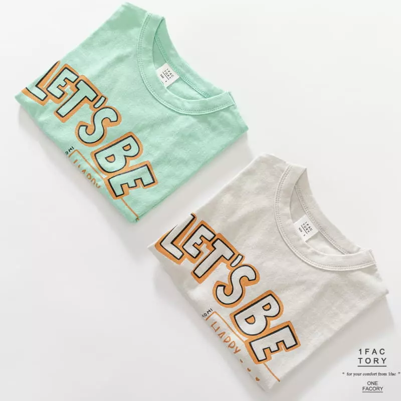 1 Fac - Korean Children Fashion - #designkidswear - Let's be Happy Tee - 2