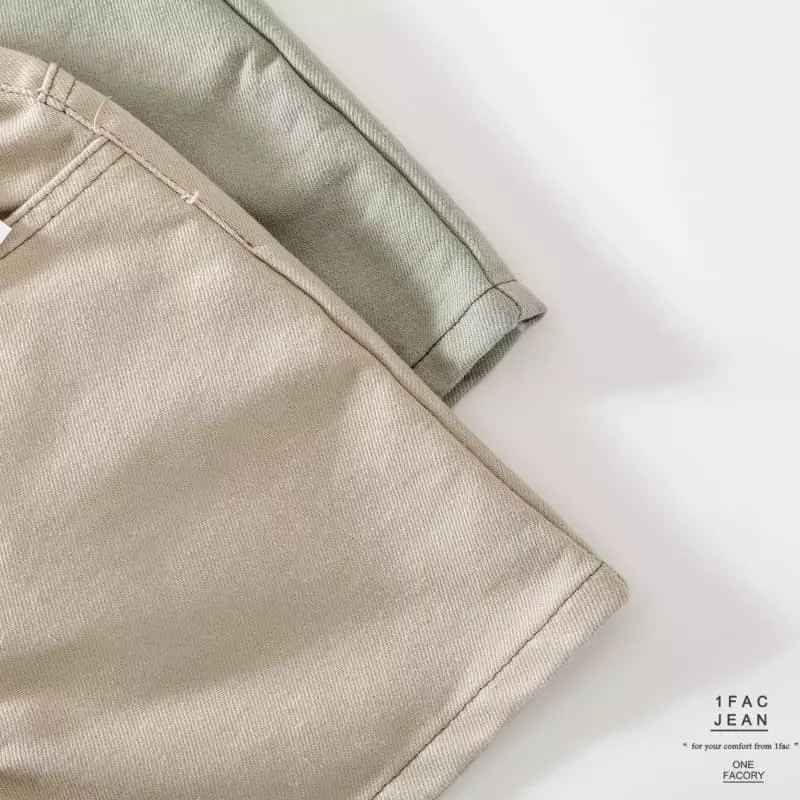 1 Fac - Korean Children Fashion - #discoveringself - Pigment Two Tone Stitch Pants - 3