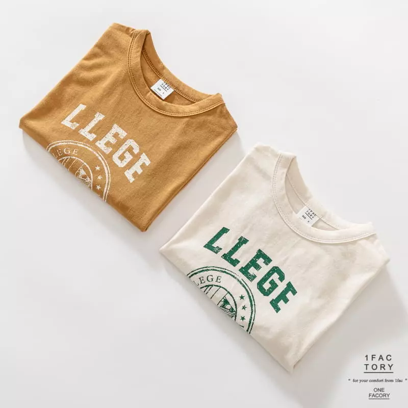 1 Fac - Korean Children Fashion - #fashionkids - Lege University Tee - 3