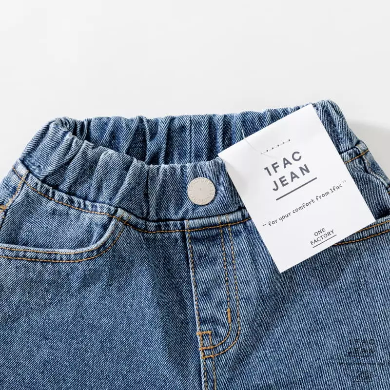 1 Fac - Korean Children Fashion - #kidsshorts - Salt Wide Jeans - 8
