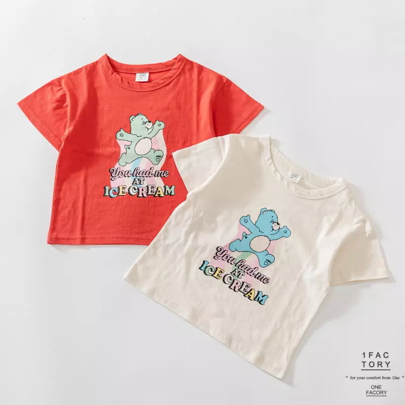 1 Fac - Korean Children Fashion - #kidsstore - Ice Cream Bear tee - 10