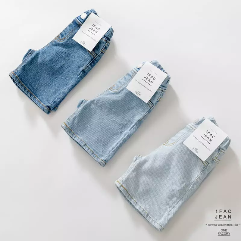 1 Fac - Korean Children Fashion - #kidsshorts - Regasi Jeans - 4