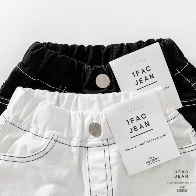 1 Fac - Korean Children Fashion - #littlefashionista - Navy Stitch Pants