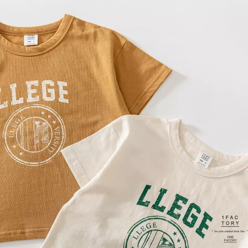 1 Fac - Korean Children Fashion - #magicofchildhood - Lege University Tee - 9
