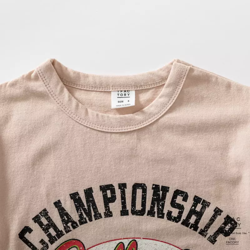 1 Fac - Korean Children Fashion - #magicofchildhood - Champion Tee - 7