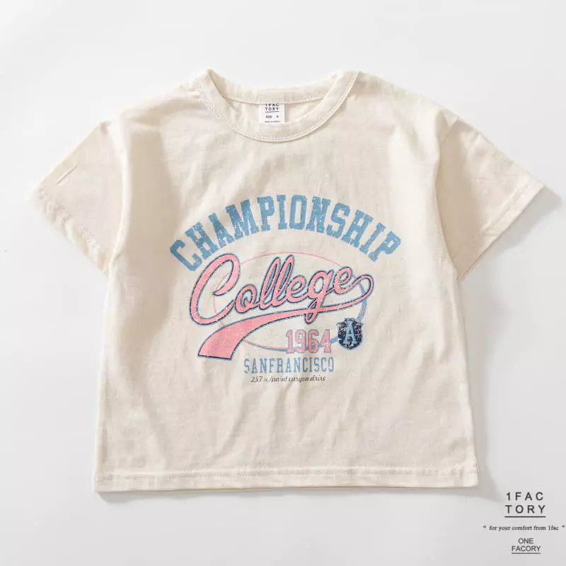 1 Fac - Korean Children Fashion - #minifashionista - Champion Tee - 8