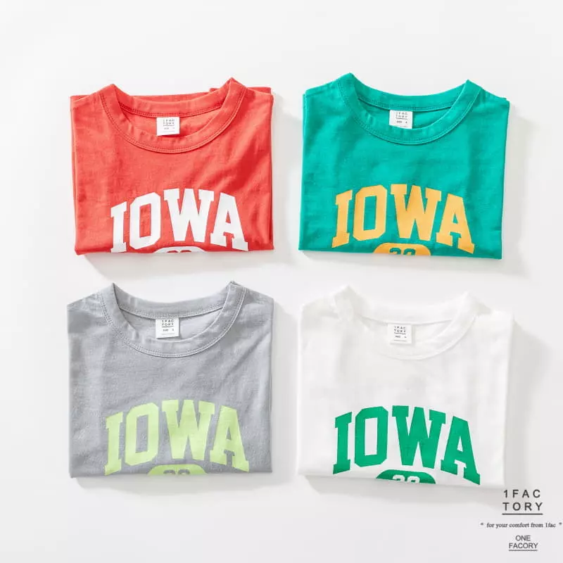 1 Fac - Korean Children Fashion - #prettylittlegirls - Iowa Tee