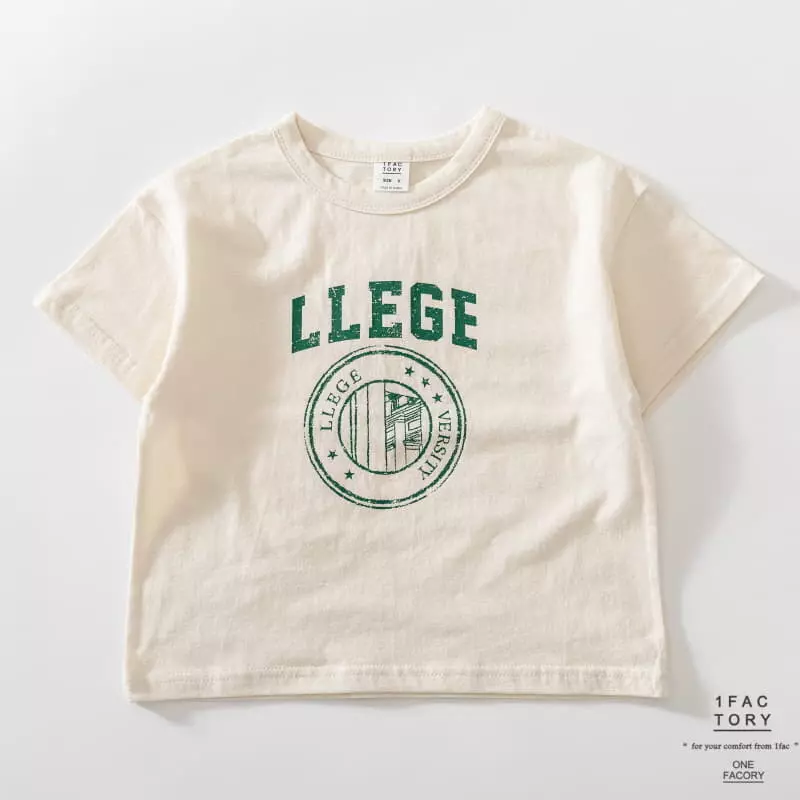 1 Fac - Korean Children Fashion - #prettylittlegirls - Lege University Tee - 11