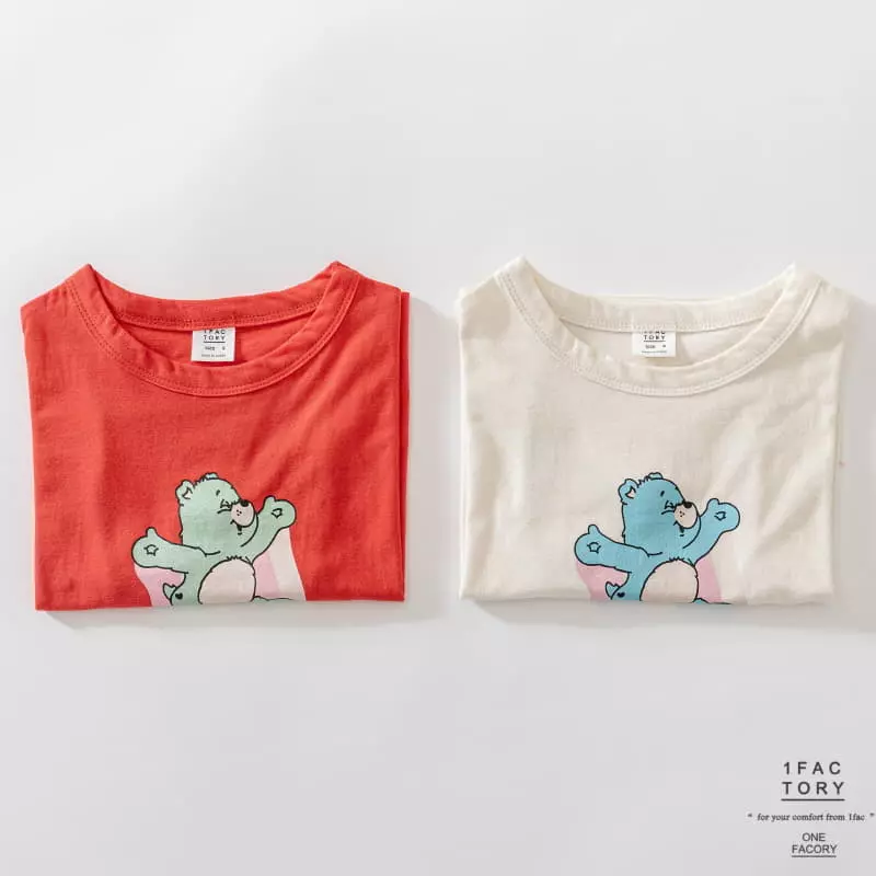 1 Fac - Korean Children Fashion - #stylishchildhood - Ice Cream Bear tee - 3