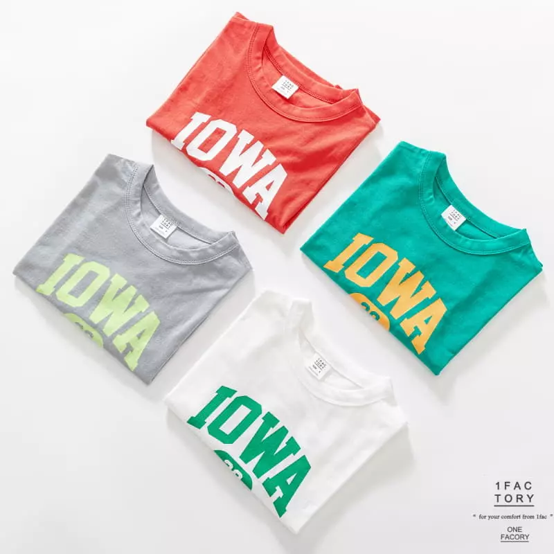1 Fac - Korean Children Fashion - #todddlerfashion - Iowa Tee - 2
