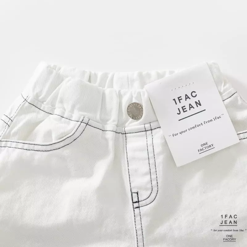 1 Fac - Korean Children Fashion - #toddlerclothing - Navy Stitch Pants - 6
