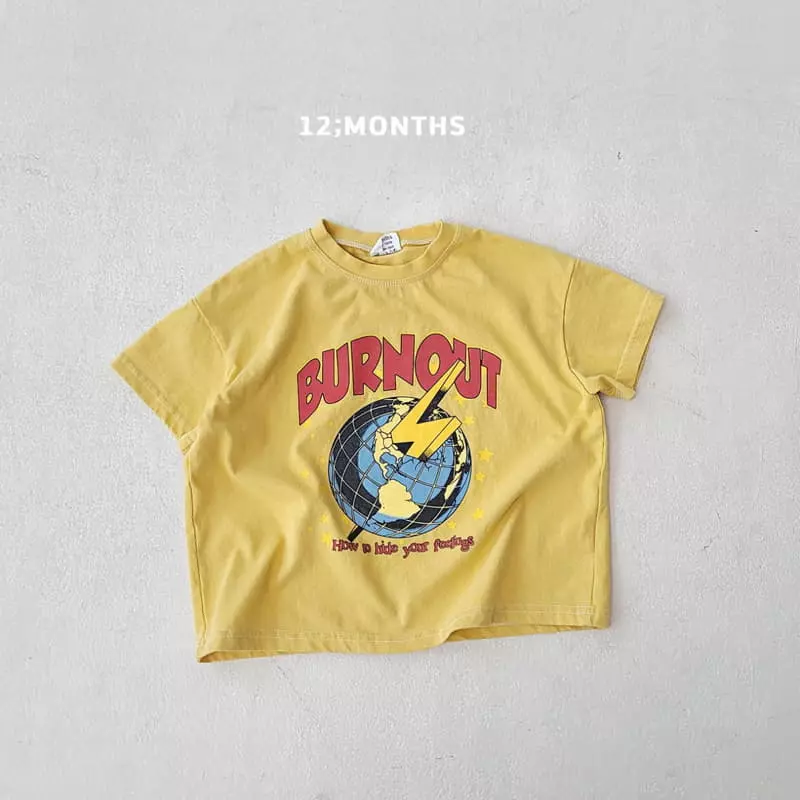 12 Month - Korean Children Fashion - #Kfashion4kids - Burn Out Tee with Mom - 7