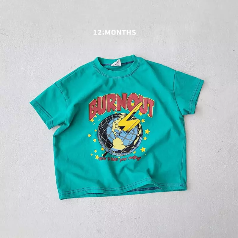 12 Month - Korean Children Fashion - #discoveringself - Burn Out Tee with Mom - 2