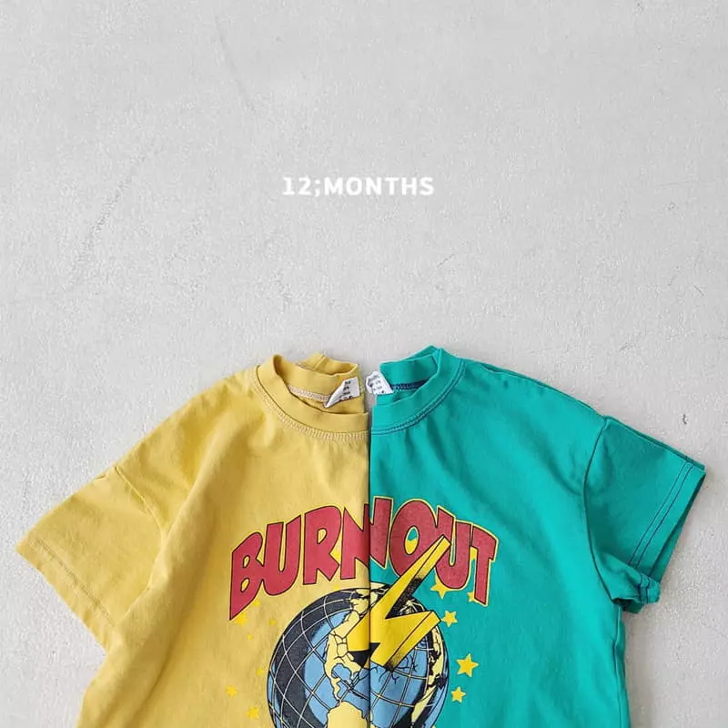 12 Month - Korean Children Fashion - #kidzfashiontrend - Burn Out Tee with Mom - 6
