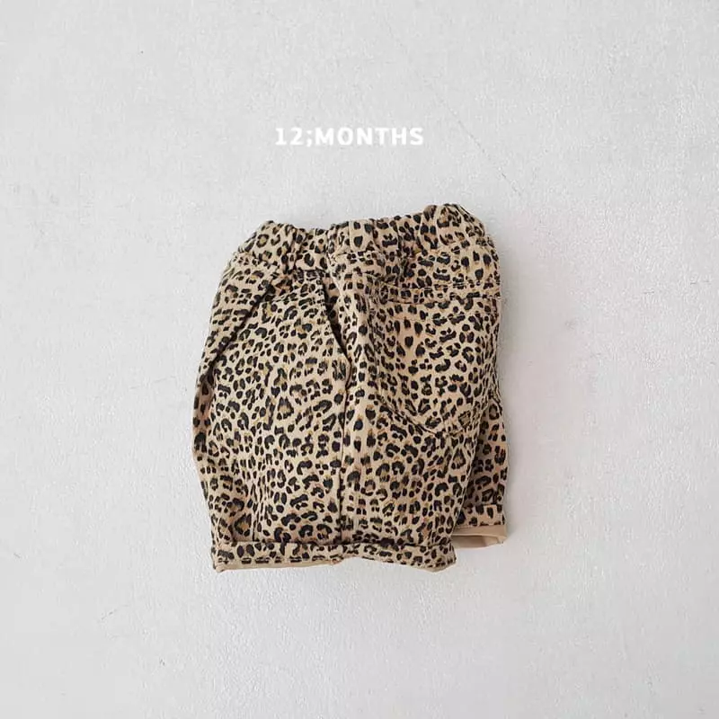 12 Month - Korean Children Fashion - #minifashionista - Cheetah Pants