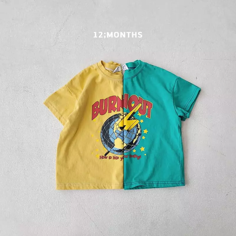 12 Month - Korean Children Fashion - #minifashionista - Burn Out Tee with Mom - 10
