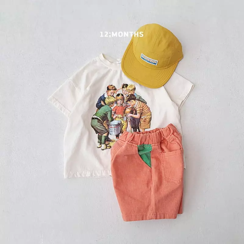 12 Month - Korean Children Fashion - #minifashionista - Kid Short Sleeves Tee with Mom - 7