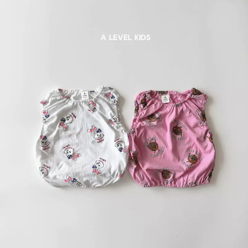 A Level - Korean Children Fashion - #Kfashion4kids - Paint Sleeveless - 2