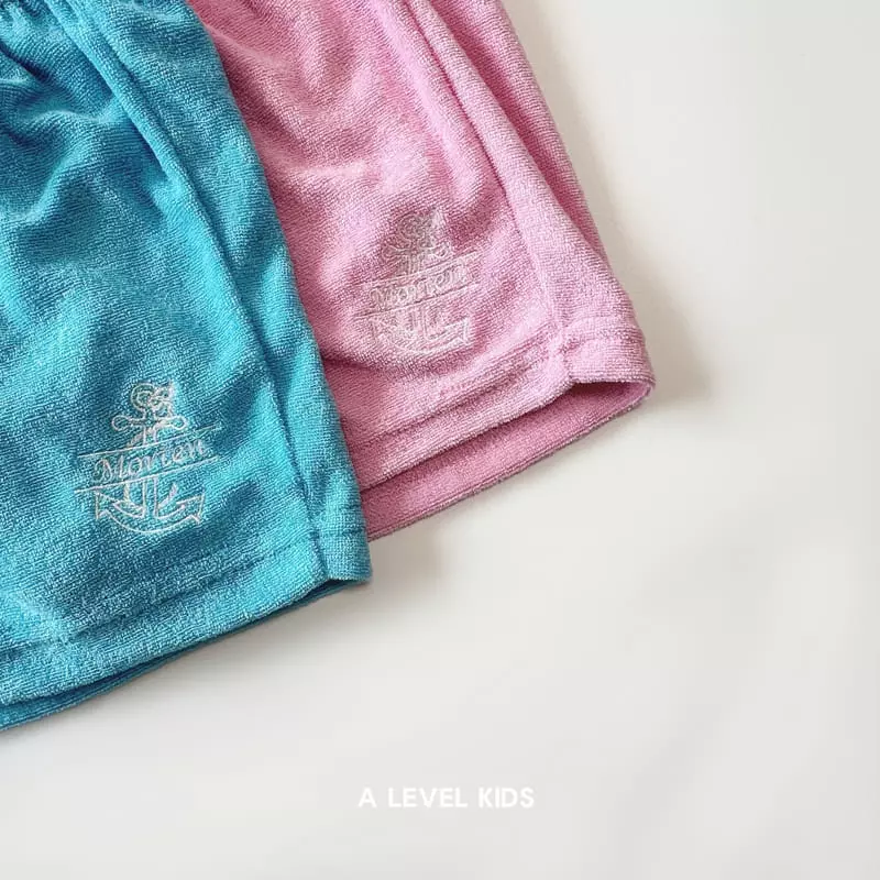 A Level - Korean Children Fashion - #childofig - Embreodiery Shorts - 4