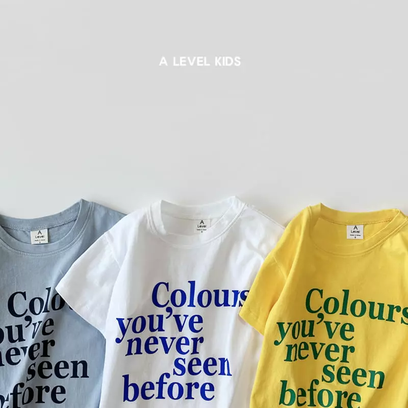 A Level - Korean Children Fashion - #childrensboutique - Color Tee