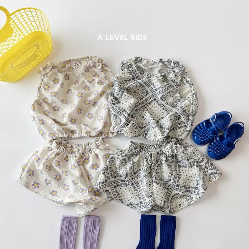 A Level - Korean Children Fashion - #fashionkids - Skirt Pants Top Bottom Set - 6