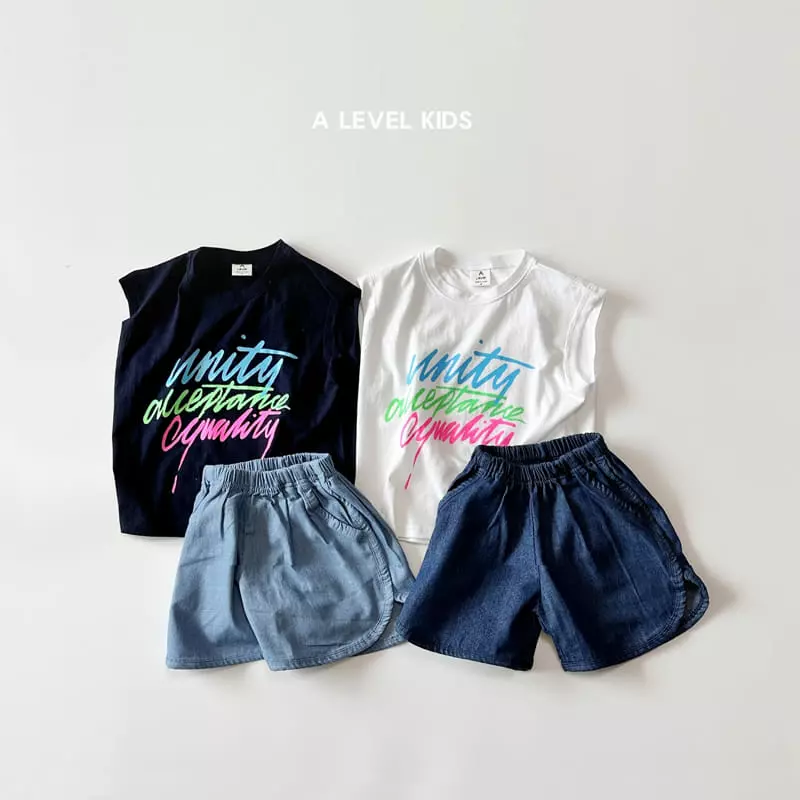 A Level - Korean Children Fashion - #kidsstore - Hazi Denim Shorts - 11