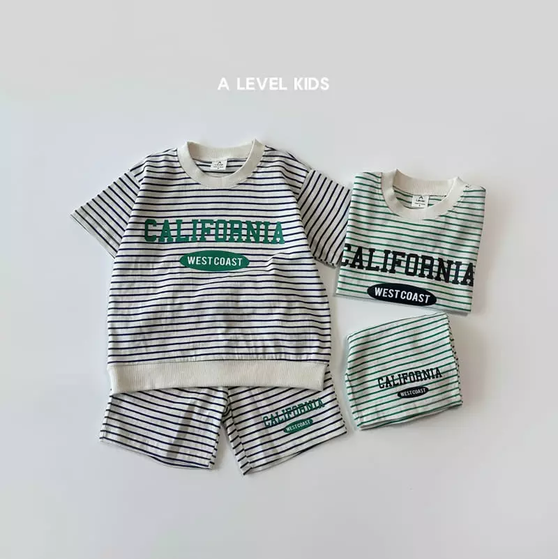 A Level - Korean Children Fashion - #kidzfashiontrend - California Top Bottom Set - 5