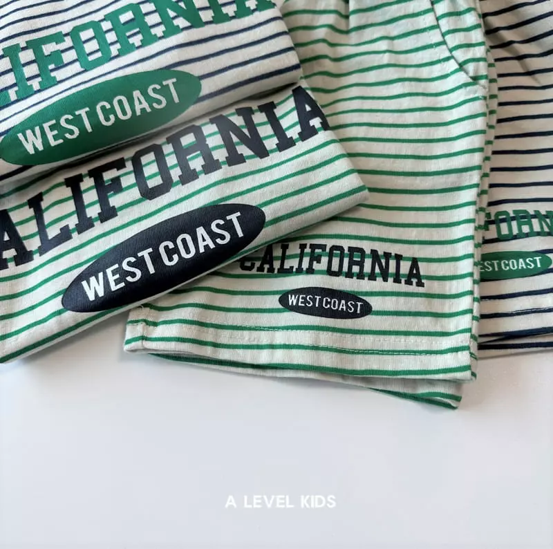 A Level - Korean Children Fashion - #littlefashionista - California Top Bottom Set - 7