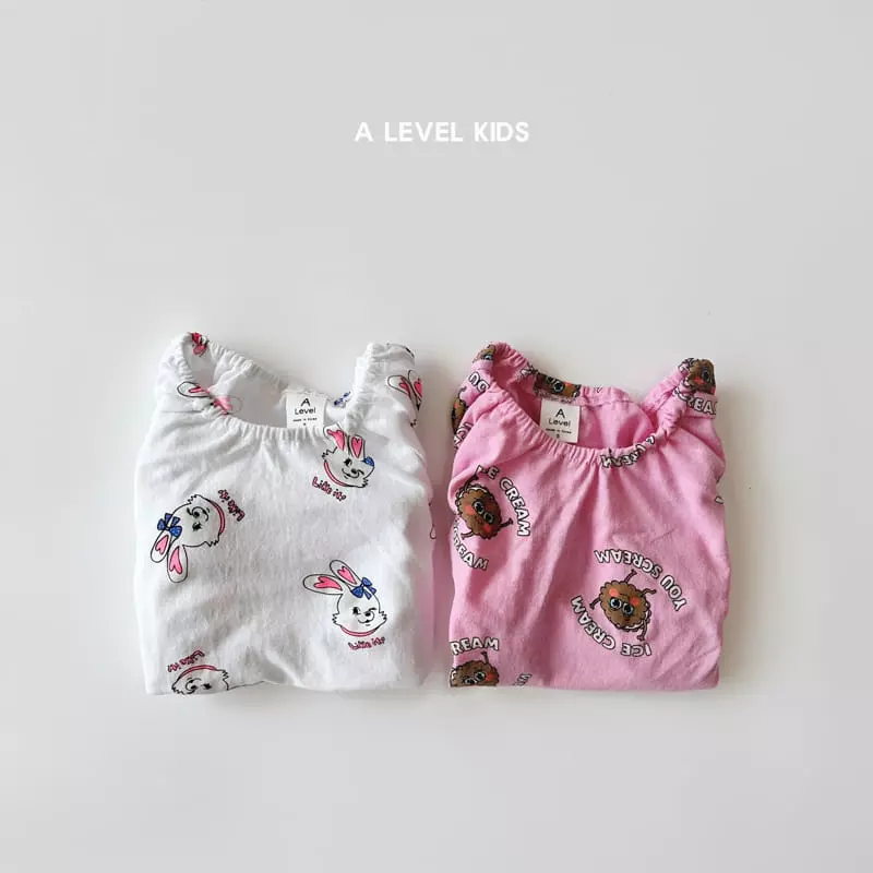 A Level - Korean Children Fashion - #littlefashionista - Paint Sleeveless - 4