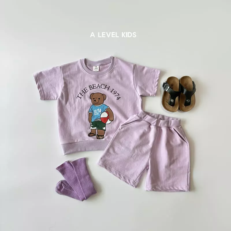 A Level - Korean Children Fashion - #magicofchildhood - Beach Top Bottom Set - 3