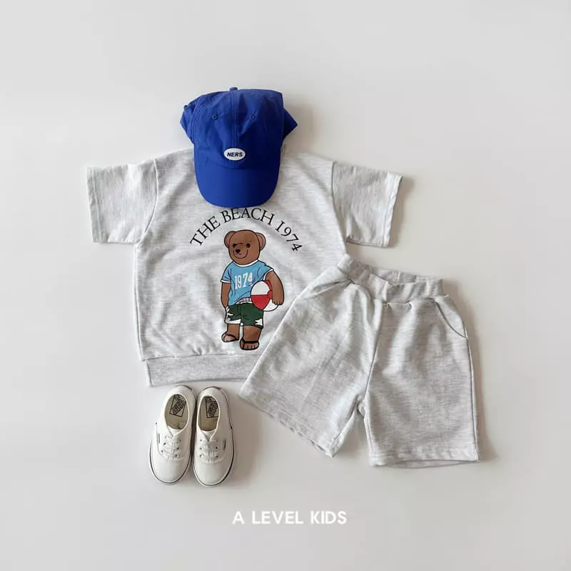 A Level - Korean Children Fashion - #magicofchildhood - Beach Top Bottom Set - 4