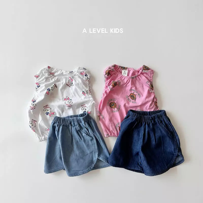 A Level - Korean Children Fashion - #prettylittlegirls - Paint Sleeveless - 6