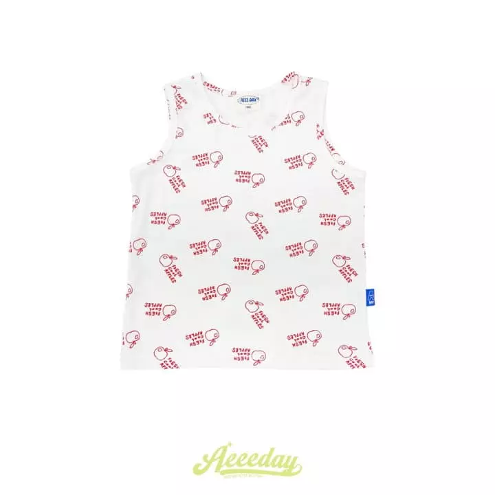Aeeeday - Korean Children Fashion - #childrensboutique - Apple Sleeveless