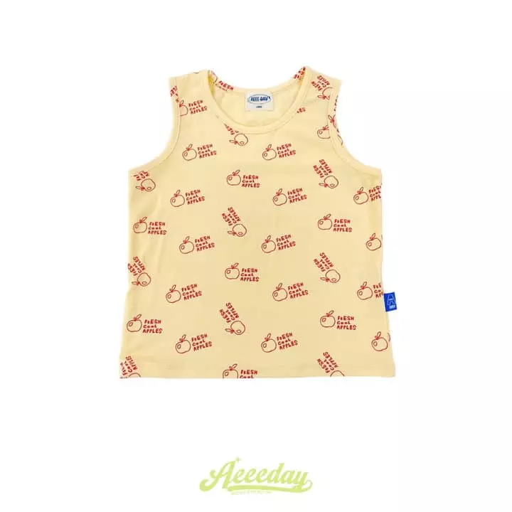 Aeeeday - Korean Children Fashion - #designkidswear - Apple Sleeveless - 2