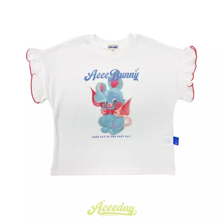 Aeeeday - Korean Children Fashion - #designkidswear - Ribbon Rabbit Tee - 4