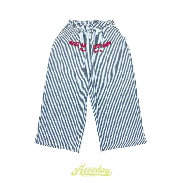 Aeeeday - Korean Children Fashion - #fashionkids - Cook Stripes Pants