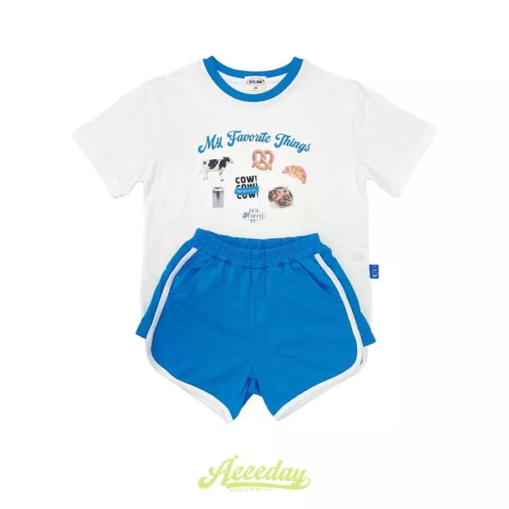 Aeeeday - Korean Children Fashion - #kidzfashiontrend - Favortie Top Bottom Set