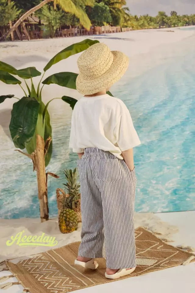 Aeeeday - Korean Children Fashion - #littlefashionista - Cook Stripes Pants - 6