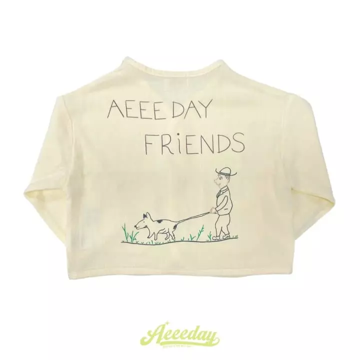 Aeeeday - Korean Children Fashion - #prettylittlegirls - Friends Cardigan - 5