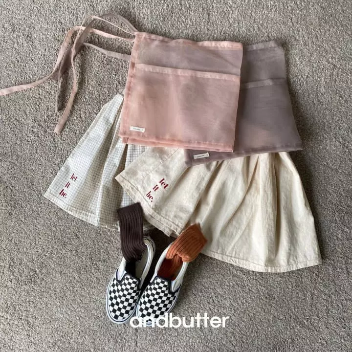 Andbutter - Korean Children Fashion - #childofig - See Through Apron - 5